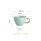 New Creative Mug Nordic Cute Personality Girl Solid Color With Spoon Ceramic Coffee Cup Tea Cup