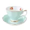 Joudoo European Bone China Coffee Set Creative Ceramic Porcelain Dish Afternoon Tea Milk 200ml 35