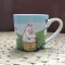 1PC Nordic Style Illustration Cartoon Muumi Little My Girl Mini Porcelain Coffee Mug Cup Birthday Collection 140ml