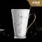 Oussirro 390ml Ceramic Coffee Mugs Constellation Theme Lucky Mug With Lid And Spoon For Friends