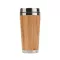 Upors 450ml Natural Bamboo Travel Mug With Lid Stainless Steel Coffee Cup Tumbler Bottles Beer Coffee Mug Tea