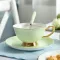 Europe Noble Bone China Coffee Cup Saucer Spoon Set 200ml Luxury Ceramic Mug -Grade Porcelain Tea Cup Cafe Party Drinkware