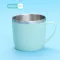 Worthbuy Kids Water Cup 304 Stainless Steel Coffee Mug Tea Cup for Children Kitchen Drinkware Wheat Straw Tea Mug with