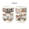 Japanese Impression Ceramic Mugs 300ml Tea Wine Sushi Sake Cup Funny Family Restaurant Decoration Travel Friends
