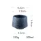 Kinglang Western Cups Retro Style Handmade 200ml Matte Ceramic Teacup Drinking Coffee Cups