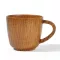 Handmade Wooden Teacup Wood Coffee Mug Accessories Rubber Drinkware Handmade Water Drinking Mugs Wooden Tea Milk Cup