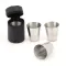 4 PCS 30ml 70ml 180ml Stainless Steel Camping Cup Mug Camping Hiking Portable Tea Beer Cup with Black Bag