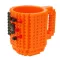 1pc 12oz Coffee Mug Build-On Brick Mug Type Building Blocks Diy Block Puzzle Mug Drinkware Drinking Mug 11 Colors