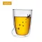 Heat Resistant Double Wall Glass Coffee/tea Cups And Mugs Travel Double Coffee With The Handle Mugs Drinking Shot Glasses