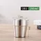 New Double Wall Stainless Steel Cups And Mugs 175/260/300/480ml Metal Cold Beer Cup Bar Coffee Mug Tumbler