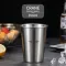 1pc Personalized Steel Mug Cup For Drinking Beer Juice Coffee Smart Cup Household Accessories For Family Friends