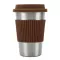 400ml Silicone Coffee Cup Portable Water Cup Multifunction Travel Wide Mouth Mugs Coffee Mug Leakproof Mugs For Office