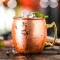 350/600ml Hammered Moscow Mugs Beer Cup Stainless Steel Steel Stemless Wine Shot Glasses Coffee Mug Cocktail Cup Bar Jug Pitcher