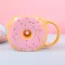 New 580ml Donut Ceramic Cup Creative Bread Cup Donut Milk Coffee Mug Tea Cup Art Handmade Glass Office Drinkware