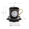 Turkish Ins Wind Light Luxury Ceramic Cup European-Style Small Exquisite Coffee Cup And Saucer Set Home Afternoon Tea Cup