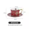European Style Small Luxury Coffee Cup Dish Tea Cup Set Morocco Style Cup Ins Style English Afternoon Tea Cup