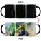1pcs New 350ml Magic Color Changing Mugs Ceramic Coffee Cups Best For Family Children Friends
