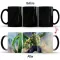 1pcs New 350ml Magic Color Changing Mugs Ceramic Coffee Cups Best for Family Children Friends