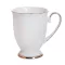European Pastoral Bone China Milk Mug Ceramic Creative Floral Painting Water Cup Afternoon Teacup Kitchen Drinkware S