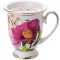 European Pastoral China Coffee Milk Milk Mug Creative Floral Painting Water Cup AFTERNOON TEACUP KITCHCHEN DRINKWARE S