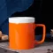 Tea Ceramic Cup with Lid Cookie Dish Flower Tea Custom Office Cup
