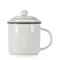 400ml China Style Vintage Enamel Mug with LID CRAMIC MILFEE MILK TEA MITATION ANCIETE ANCIETE WATER CUP