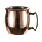 MOSCOW MUL MUG MUSCOW MULE DOULLED COPPER MUGS CUP 100% Pure Solid Copper Cups with Brass FINISH