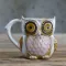 New Colorful Crafts Owl Shaped Cup Drinking Beer Cup