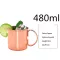 550ml 1/4 PCS 18 Ounces Hammered Copped Moscow MUL MUG Beer Cup Cup Cup Cup CupPed Canec Mugs Travel Mugs