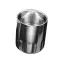 Stainless Cup Beer Coffee Mug Vodka Cup Double Wall Straight Tea Mug / 200ml