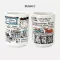 Japanese Impression Ceramic Mugs 300ml Tea Sushi Sake Cup Funny Family Restaurant Decoration Travel For Friends
