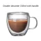 Coffee Mug Double Wall Glass Cups Kitchen Supplies 1PC Cocktail Vodka Wine Milk Tea Beer Glass Coffee Cup