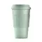 Reusable Tea Cup Mug Wheat Strawl Cup with Silicone Cup Lid