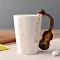 Music Clarinet Note Mug Ceramic Cup Cup Cup Coffee Tea Musical Items Drinkware Mugs Great