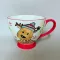 Hand Painted Relief Ceramic Mug Coffee Milkfast Cup Milk Cup Women's Flower Tea Ceramic Cup Creative Ceramic Water Cup