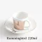 Creative Leopard Anamorphic Cup Mirror Reflection Cup Zebra Mug Luycho Coffee Tea Set With Coaster 90ml-220ml