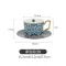 Morocco Light Light Luxury Ceramic Coffee Cup European Small Luxury Coffee Cup Dish Set Home afternoon Tea Exquisite Cup