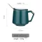 Mug With Cover Spoon Creative Large Capacity Ceramic Coffee Drinking Cup Female Male Office Couple Home Tea Cup