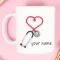 Nurses and Doctors Mug Personalized Stethoscope Coffee Mugs a funny and Mugs Princed on Both Side