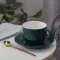 Ceramic Coffee Cup And Saucer With Spoon Household English Afternoon Tea Cup Coffee Mug Set
