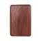 Square/round Storage Plate Wooden Coasters Tray For Drinks With Water Storage Function Nature Walnut Tray Kitchen Tableware