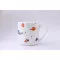 Oussirro Cute Ceramic Cup Cartoon Mug Space Galaxy Creative Glass Large Capacity Milk Cup Couple Present Coffee Cup Box