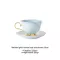 Marble Pattern Ceramic Coffee Cup Saucer Sets Gold Plated Porcelain Tea Milk Breakfast Morning Mugs Birthday Spoon Dishes