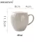 HouseEeyou Pumpkin Design Coffee Mug Soild Color Big Capacity Tea Water Milk Juicer Drinks Mugs Teacups for Home Office USE