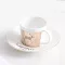 90ml/220ml Cartoon Panda Reflection Cup Creative Reflect Mirror Coffee Cups Collection Mugs Breakfast Bottle