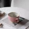Ins Defect Retro Creative Nordic Embossed Personality Ceramic Mug Dessert Cereal Breakfast Milk Coffee Cup Kawaii Mug