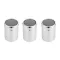 3PCS Stainless Steel Seasoning Shaker Chocolate Shaker Pepper Sugar Powder Cocoa Flour Cooking Tools Size S M L Spice Tools