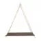Premium Wood SWING HANGING ROPE WALL MOULTED FLOATING SHELVES? PLANT FLOWER POT Indoor Outdoor Design