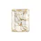 Marble Texture Ceramic Tray Golden Nordic Modern Home Decoration Tray Dessert Fruit Snack Ceramic Plate Jewelry Storage Tray