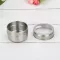 1PCS Spice Jars Set 6.5*4.5cm Stainless Steel Salt and Pepper Shakers Spice Rack Seasoning Box Condiment Container